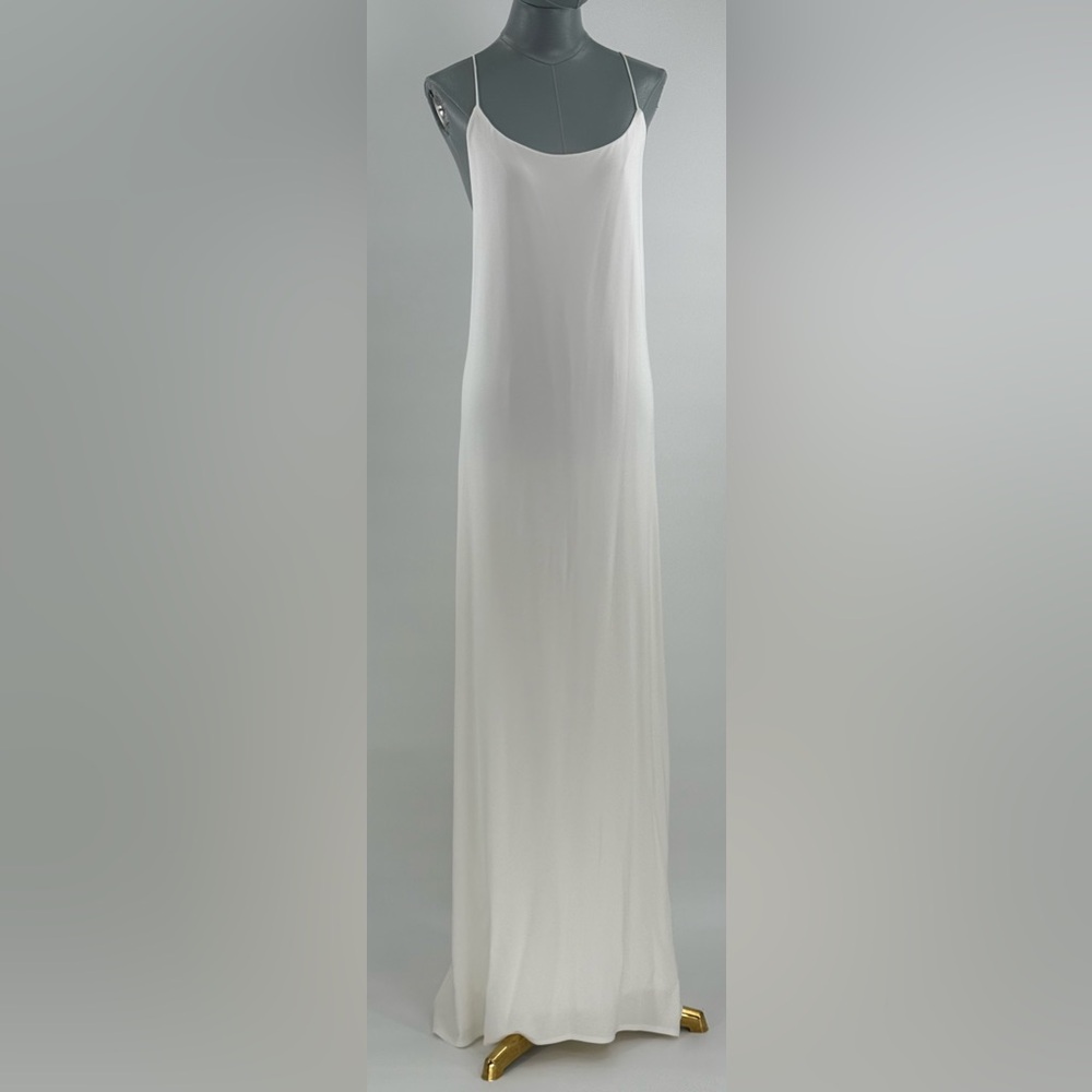 🆕 RAT & BOA 🧿 NWOT Amora Back Draped Jersey Dress, White - Sz M - Picture 3 of 16